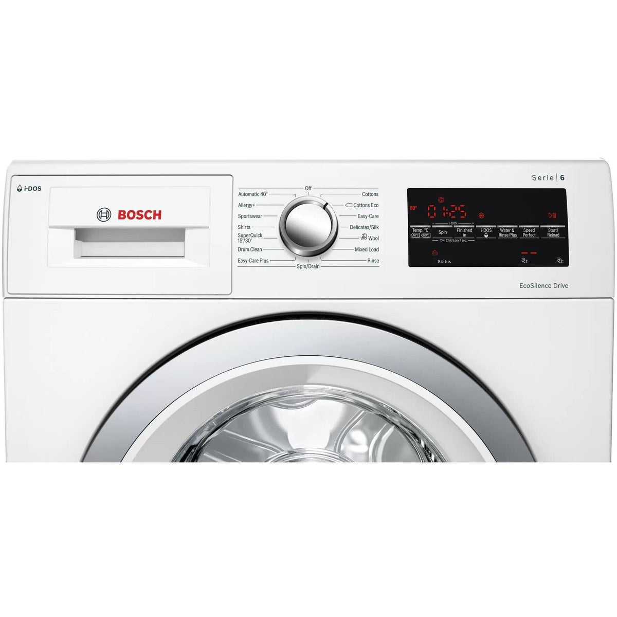 Bosch Serie 6 8KG 1400 Spin Freestanding Washing Machine - White | WAU28S80GB from DID Electrical - guaranteed Irish, guaranteed quality service. (6977509261500)