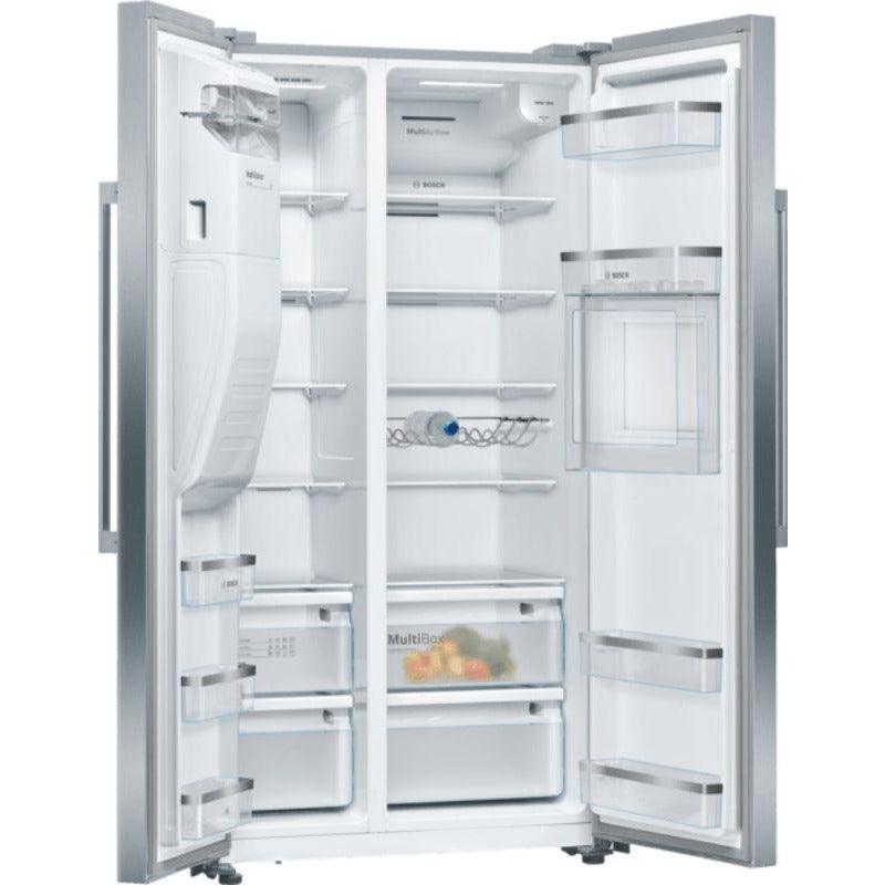 Bosch Serie 6 NoFrost American Fridge Freezer - Stainless Steel | KAG93AIEPG from DID Electrical - guaranteed Irish, guaranteed quality service. (6977522073788)