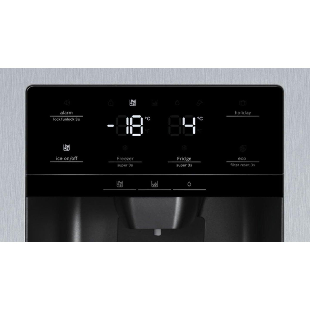 Bosch Serie 6 NoFrost American Fridge Freezer - Stainless Steel | KAG93AIEPG from DID Electrical - guaranteed Irish, guaranteed quality service. (6977522073788)