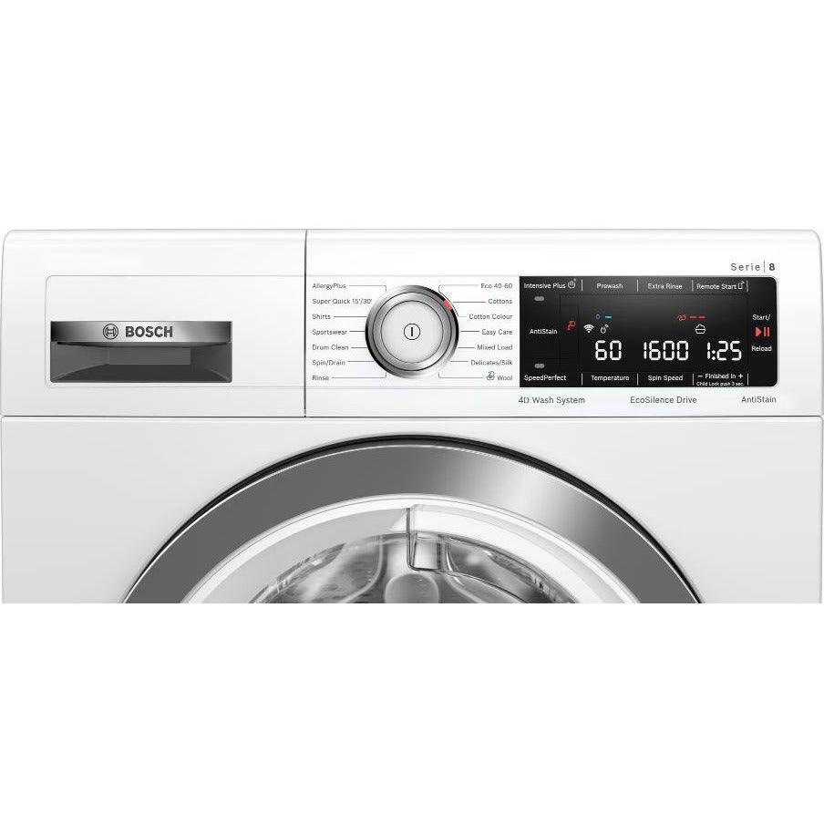 Bosch Serie 8 9KG 1600 Spin Freestanding Washing Machine - White | WAX32MH9GB from DID Electrical - guaranteed Irish, guaranteed quality service. (6977509458108)