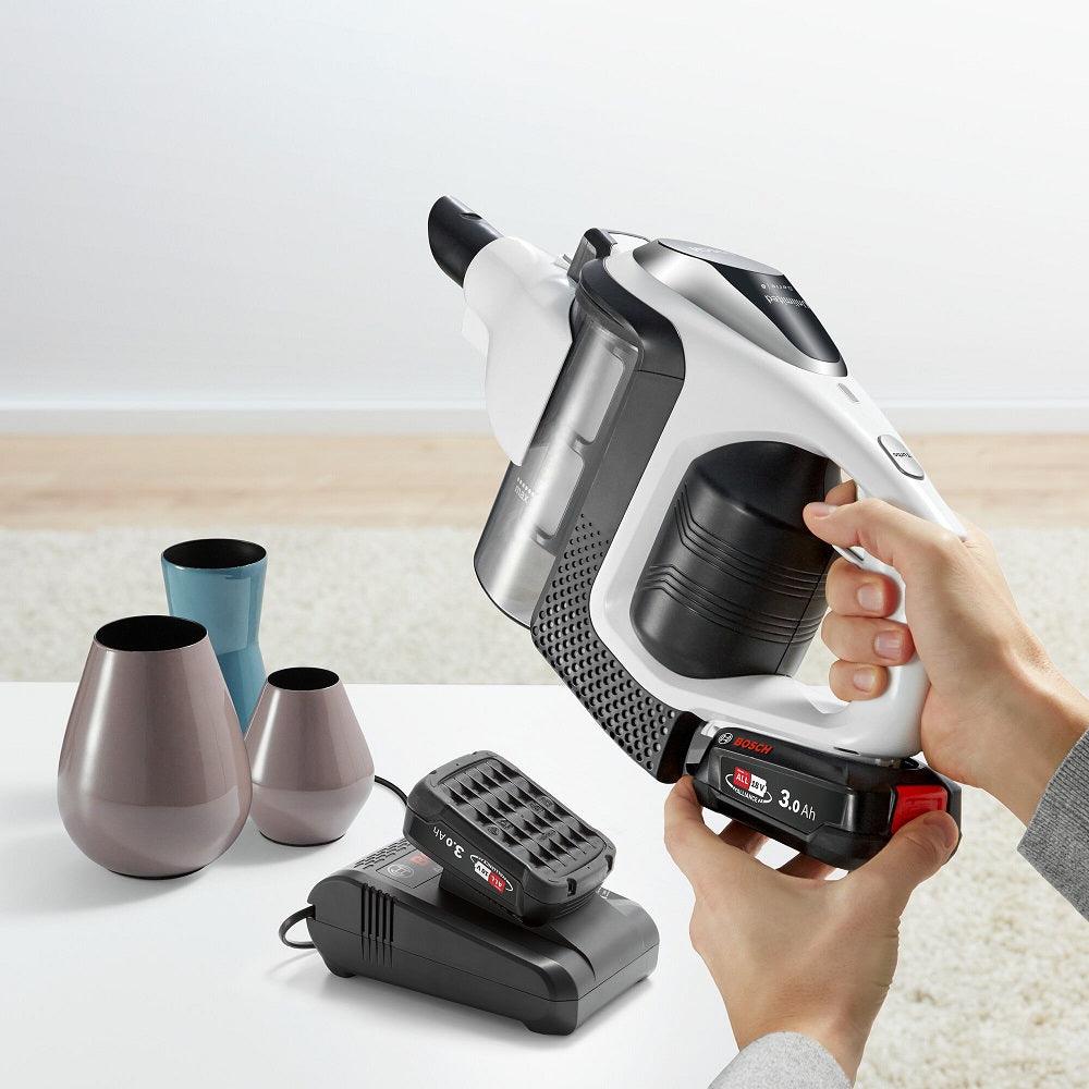 Bosch Serie 8 Unlimited Cordless Rechargeable Vacuum Cleaner - White from DID Electrical - guaranteed Irish, guaranteed quality service. (6890893082812)
