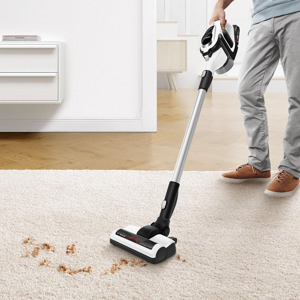 Bosch Serie 8 Unlimited Cordless Rechargeable Vacuum Cleaner - White from DID Electrical - guaranteed Irish, guaranteed quality service. (6890893082812)