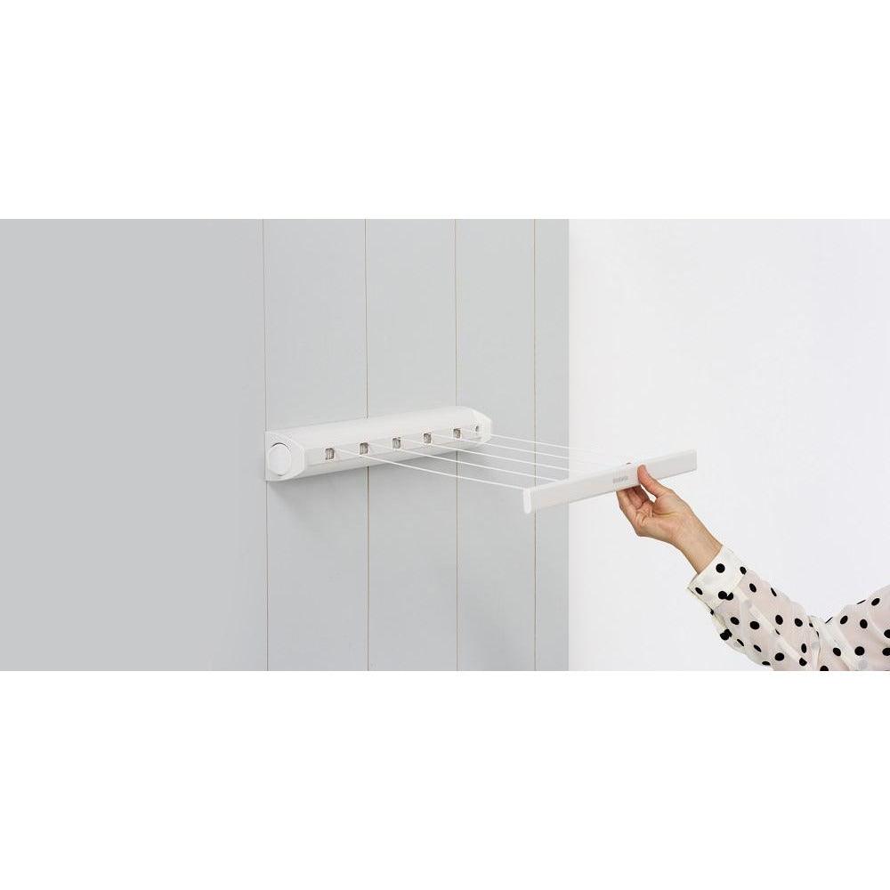 Brabantia 22M Pull-out Drying Lines - White | 385728 from DID Electrical - guaranteed Irish, guaranteed quality service. (6890920542396)