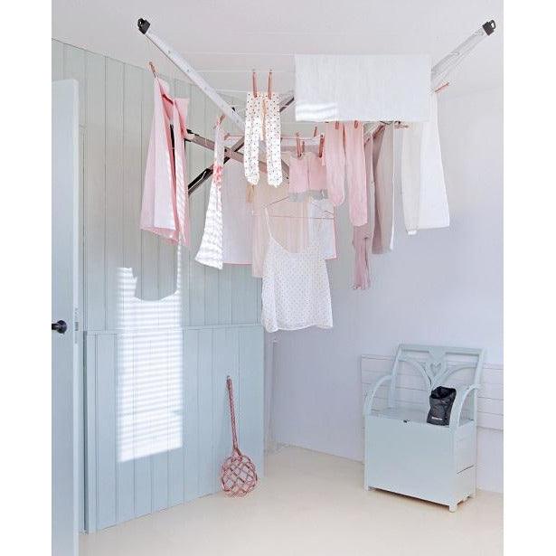 Brabantia 24M WallFix Dryer with Protection Cover - Metallic Grey | 375842 from DID Electrical - guaranteed Irish, guaranteed quality service. (6890920476860)