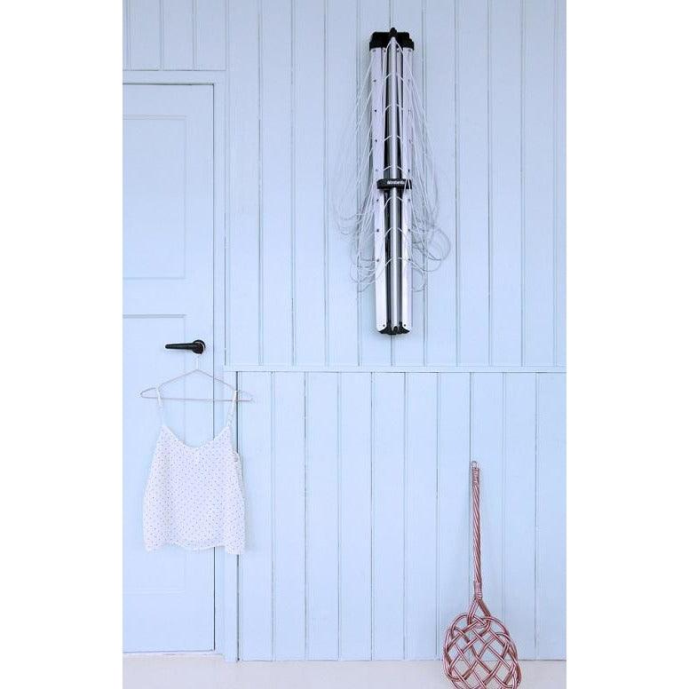 Brabantia 24M WallFix Dryer with Protection Cover - Metallic Grey | 375842 from DID Electrical - guaranteed Irish, guaranteed quality service. (6890920476860)