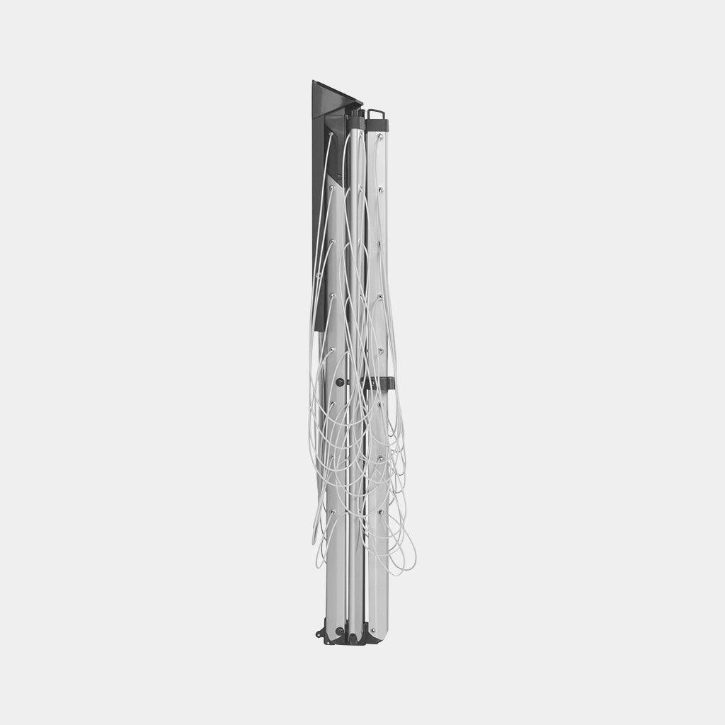 Brabantia 24M WallFix Dryer with Protection Cover - Metallic Grey | 375842 from DID Electrical - guaranteed Irish, guaranteed quality service. (6890920476860)