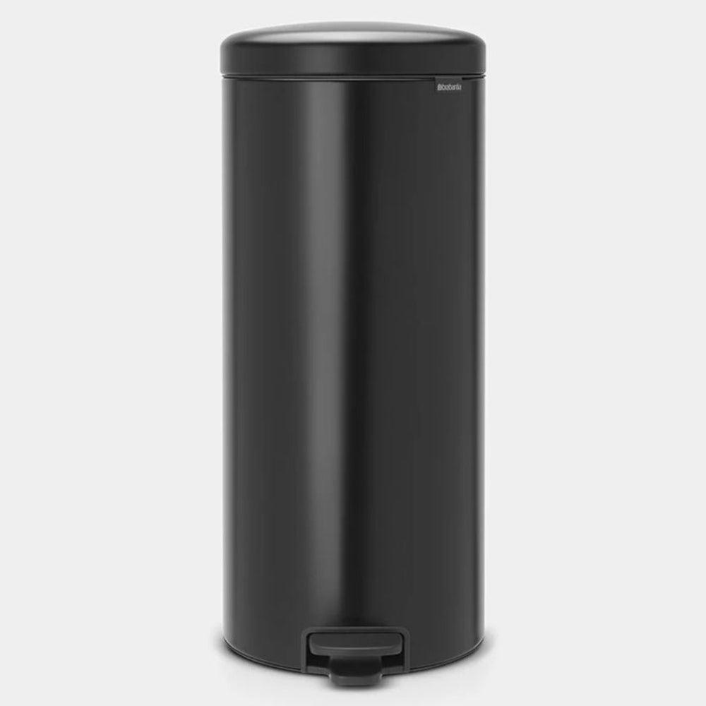 Brabantia 30L Newicon Pedal Bin - Matt Black | 114540 from DID Electrical - guaranteed Irish, guaranteed quality service. (6977525907644)