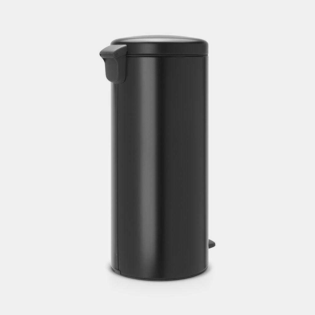 Brabantia 30L Newicon Pedal Bin - Matt Black | 114540 from DID Electrical - guaranteed Irish, guaranteed quality service. (6977525907644)