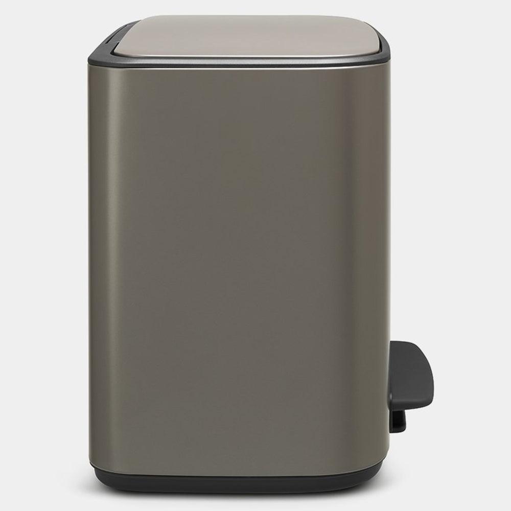 Brabantia 34L 2 Compartment Bo Pedal Bin - Platinum | 121203 from DID Electrical - guaranteed Irish, guaranteed quality service. (6977525612732)