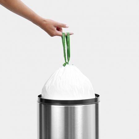 Brabantia Code G 23 - 30L Perfectfit Bin Bags with 6 Rolls - White | 138423 (7510326214844)
