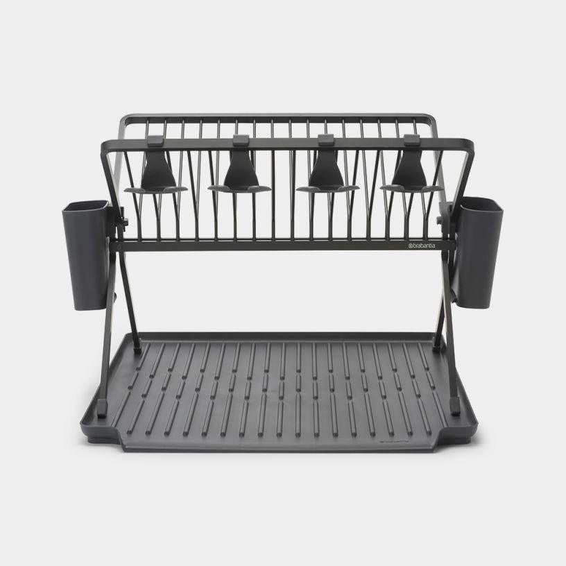 Brabantia SinkSide Foldable Dish Drying Rack - Dark Grey | 139482 (7510359539900)