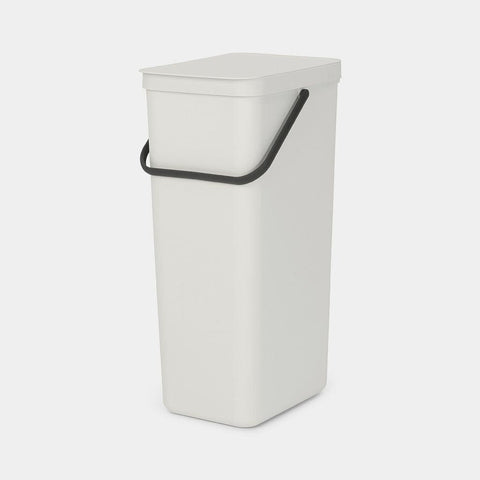 Brabantia Sort & Go 40L Recycle Bin - Light Grey | 214424