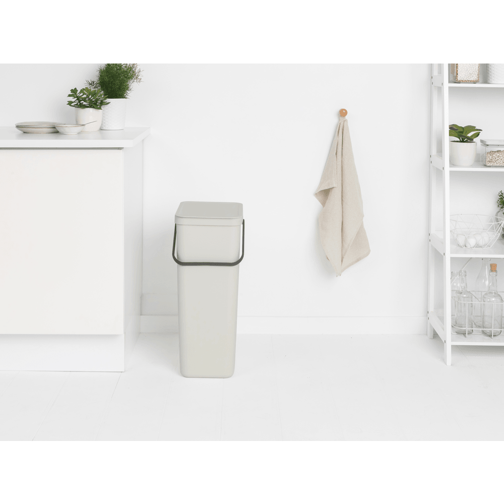 Brabantia Sort &amp; Go 40L Recycle Bin - Light Grey | 214424 (7510326116540)
