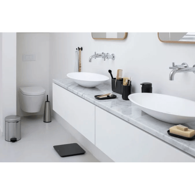 Brabantia Toilet Accessory Set of 3 - Matt Steel | 280665 (7510350594236)