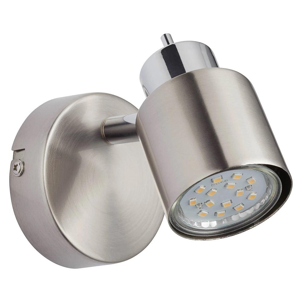 Brilliant 1 Light 10W Andres Wall Spotlight - Chrome | 74510/77 from DID Electrical - guaranteed Irish, guaranteed quality service. (6977594818748)