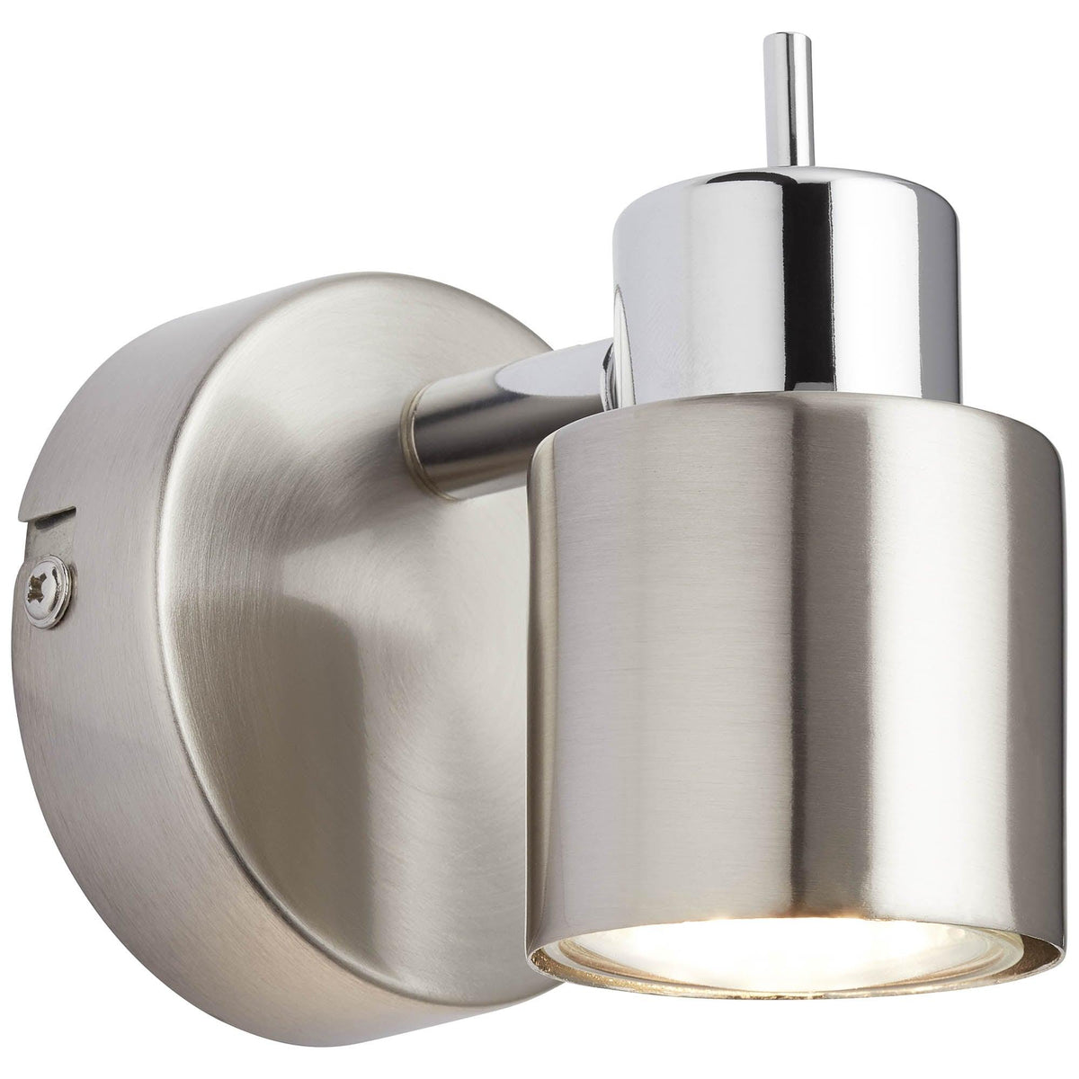 Brilliant 1 Light 10W Andres Wall Spotlight - Chrome | 74510/77 from DID Electrical - guaranteed Irish, guaranteed quality service. (6977594818748)
