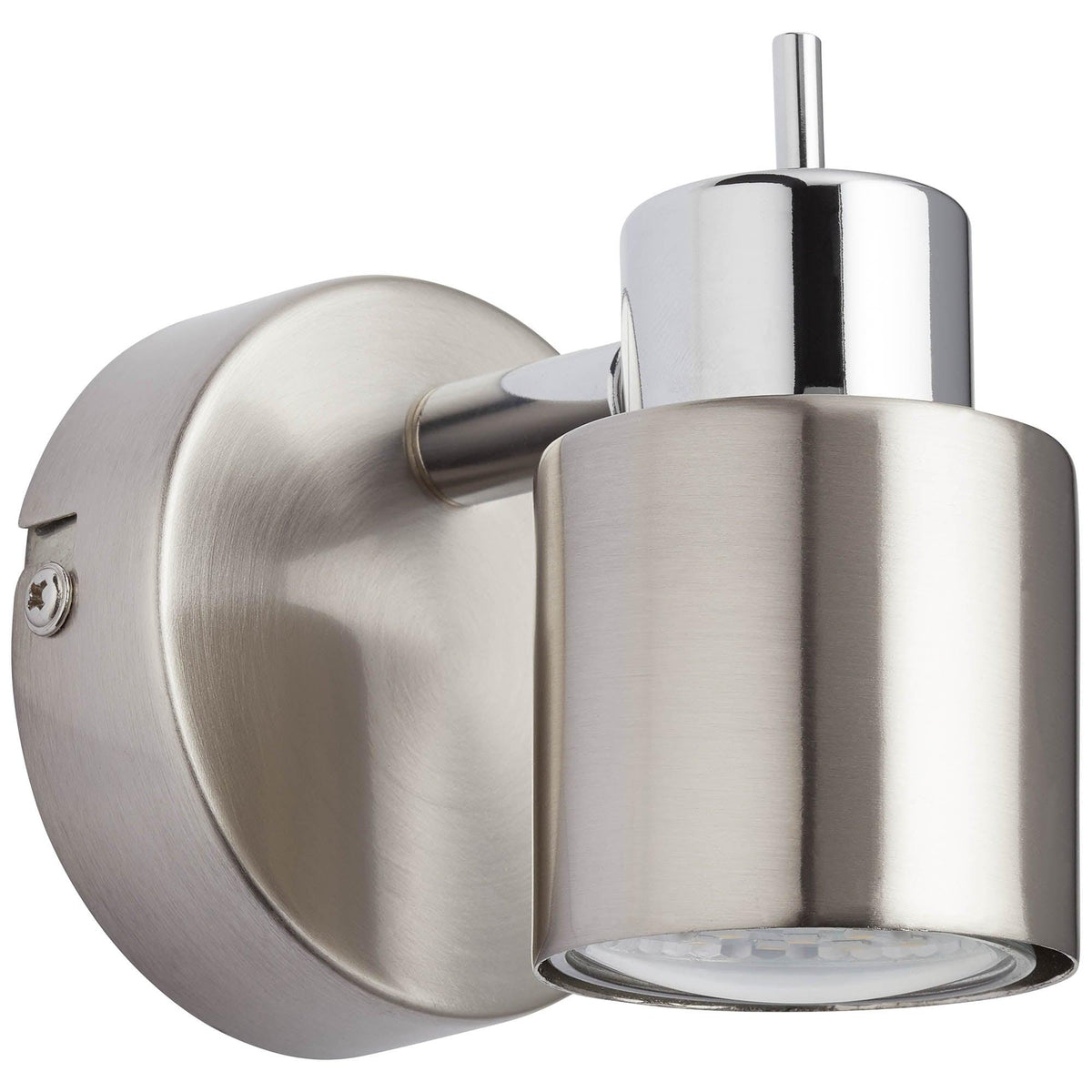 Brilliant 1 Light 10W Andres Wall Spotlight - Chrome | 74510/77 from DID Electrical - guaranteed Irish, guaranteed quality service. (6977594818748)