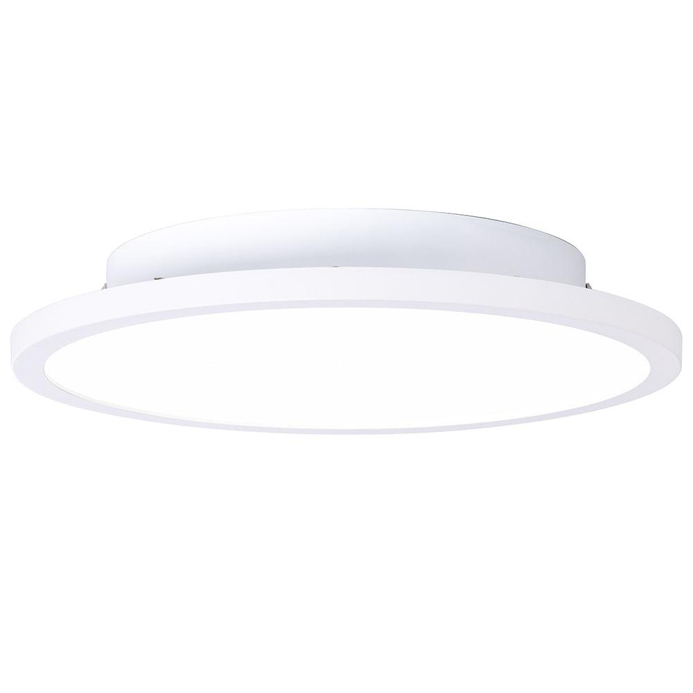 Brilliant 1 Light 12W Buffi LED Ceiling Panel - White | G96883A85 from DID Electrical - guaranteed Irish, guaranteed quality service. (6977603403964)