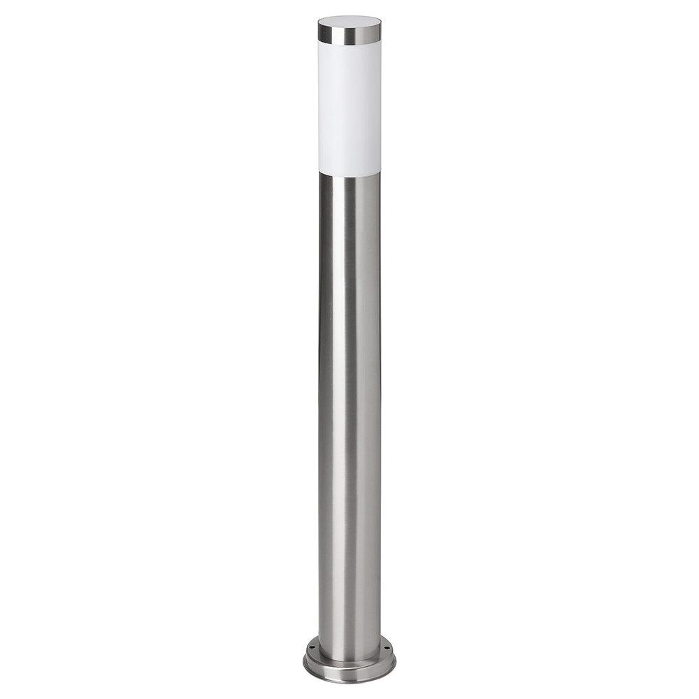 Brilliant 1 Light 20W Chorus Outdoor Floor Lamp - Stainless Steel | 43685/82 from DID Electrical - guaranteed Irish, guaranteed quality service. (6977599144124)