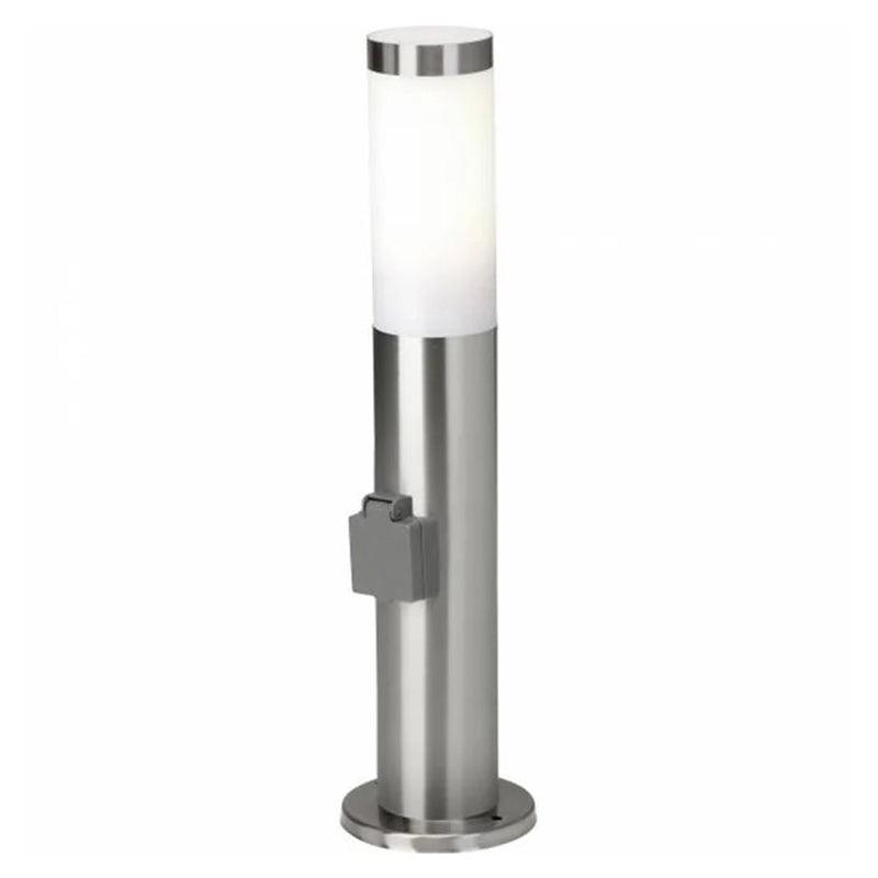 Brilliant 1 Light 20W Chorus Outdoor Floor Lamp with Socket - Stainless Steel | 43693/82 (7287861543100)