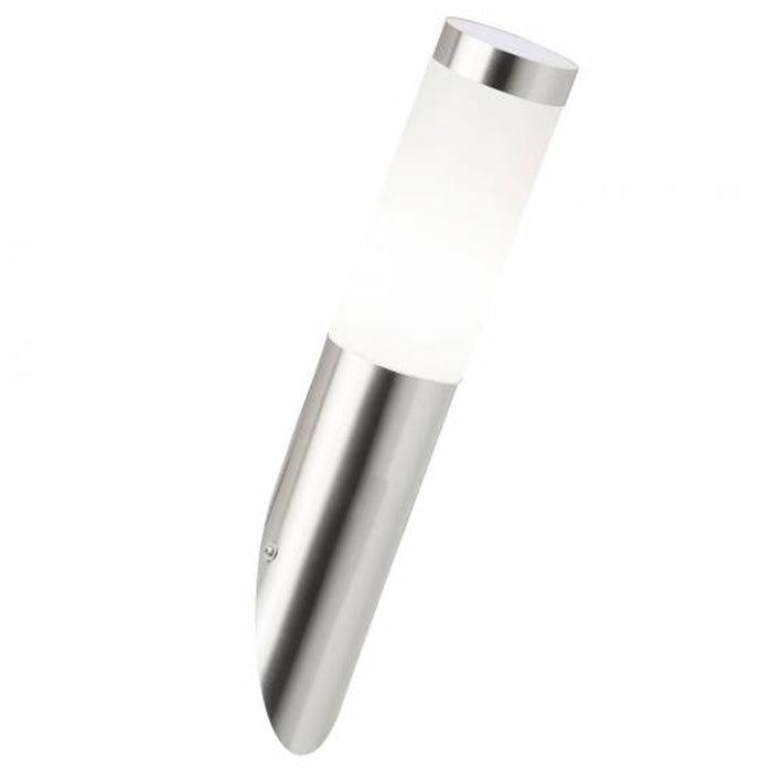 Brilliant 1 Light 20W Chorus Outer Wall Torch - Stainless Steel | 43681/82 from DID Electrical - guaranteed Irish, guaranteed quality service. (6977599340732)