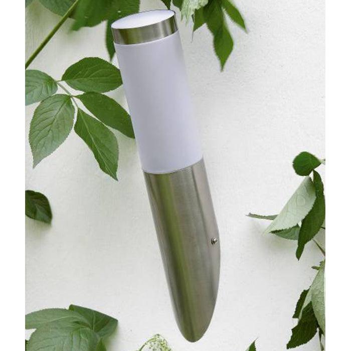 Brilliant 1 Light 20W Chorus Outer Wall Torch - Stainless Steel | 43681/82 from DID Electrical - guaranteed Irish, guaranteed quality service. (6977599340732)