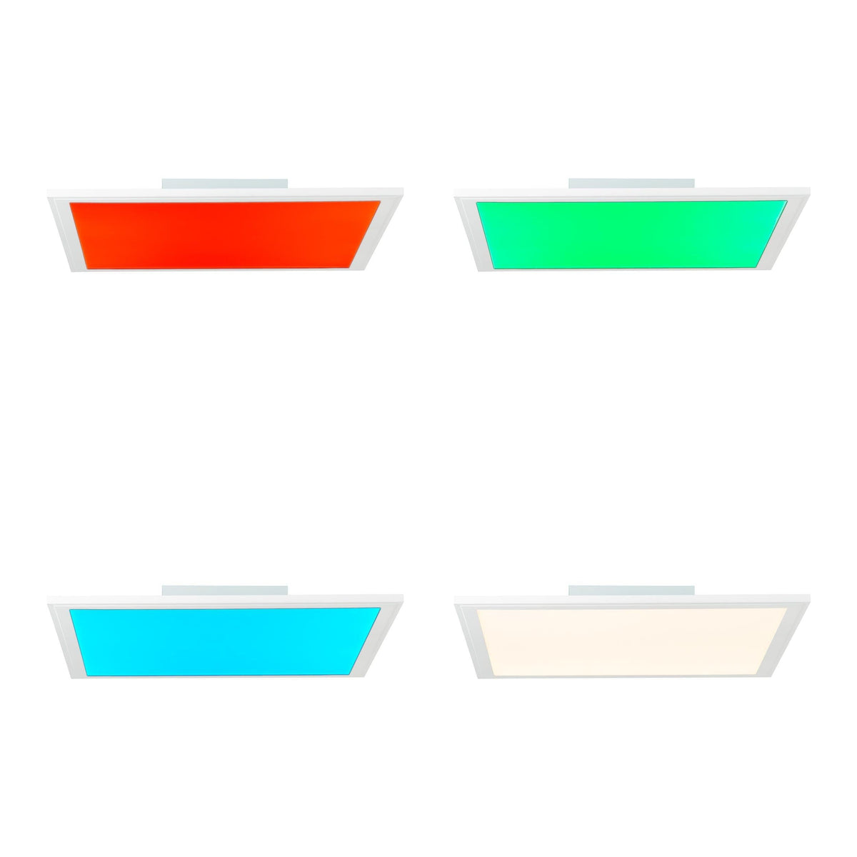 Brilliant 1 Light 24W Abie LED Square Ceiling Panel - White | G90318/05 from DID Electrical - guaranteed Irish, guaranteed quality service. (6977602060476)