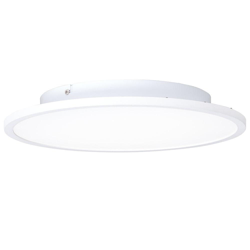 Brilliant 1 Light 24W Buffi LED Ceiling Panel - White &amp; Cold White | G96884A85 from DID Electrical - guaranteed Irish, guaranteed quality service. (6977601929404)