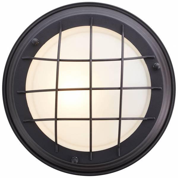 Brilliant 1 Light 30W Typhoon Wall and Ceiling Light - Black | 94491/06 from DID Electrical - guaranteed Irish, guaranteed quality service. (6977608319164)