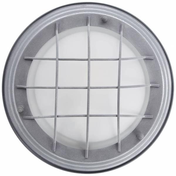 Brilliant 1 Light 30W Typhoon Wall and Ceiling Light - Grey Concrete &amp; White | 94491/70 from DID Electrical - guaranteed Irish, guaranteed quality service. (6977608122556)