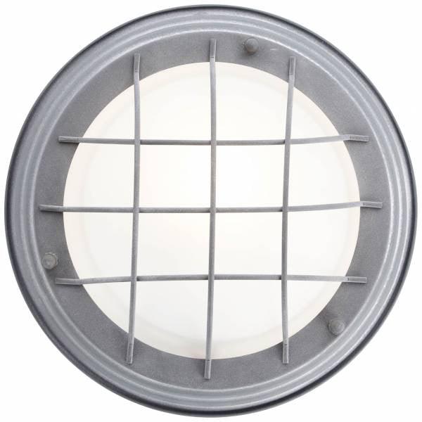 Brilliant 1 Light 30W Typhoon Wall and Ceiling Light - Grey Concrete &amp; White | 94491/70 from DID Electrical - guaranteed Irish, guaranteed quality service. (6977608122556)