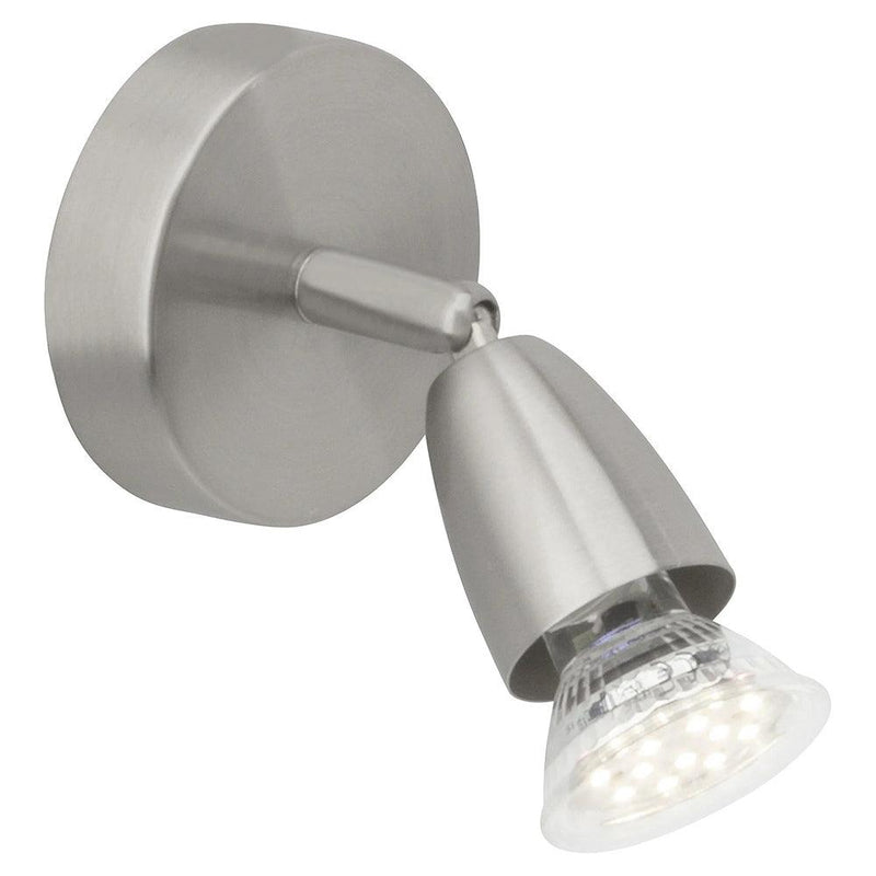 Brilliant 1 Light 3W Amalfi LED Wall Spotlight - Iron | G21510/13 from DID Electrical - guaranteed Irish, guaranteed quality service. (6977594163388)