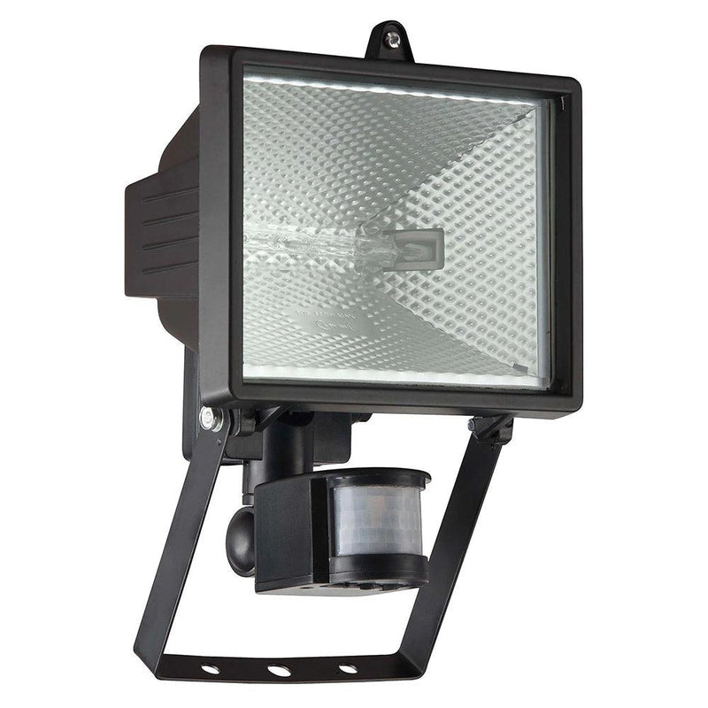Brilliant 1 Light 400W Tanko Outdoor Wall Floodlight with Motion Detector - Black | 96164/06 from DID Electrical - guaranteed Irish, guaranteed quality service. (6977600389308)