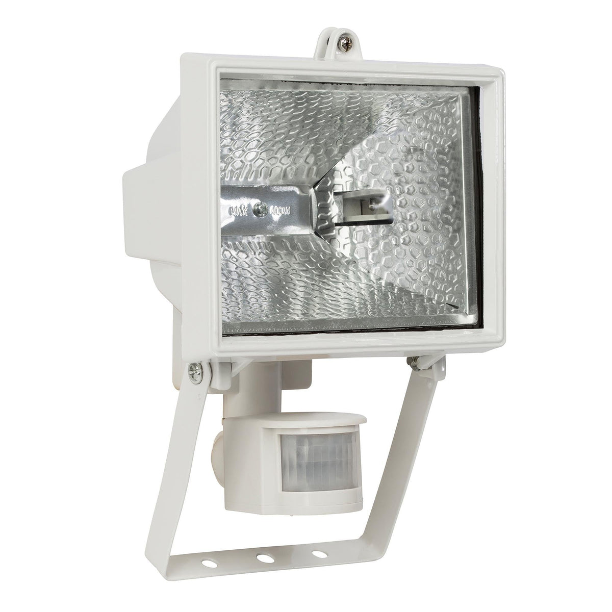 Brilliant 1 Light 400W Tanko Outdoor Wall Floodlight with Motion Detector - White | 96164/05 from DID Electrical - guaranteed Irish, guaranteed quality service. (6977599865020)