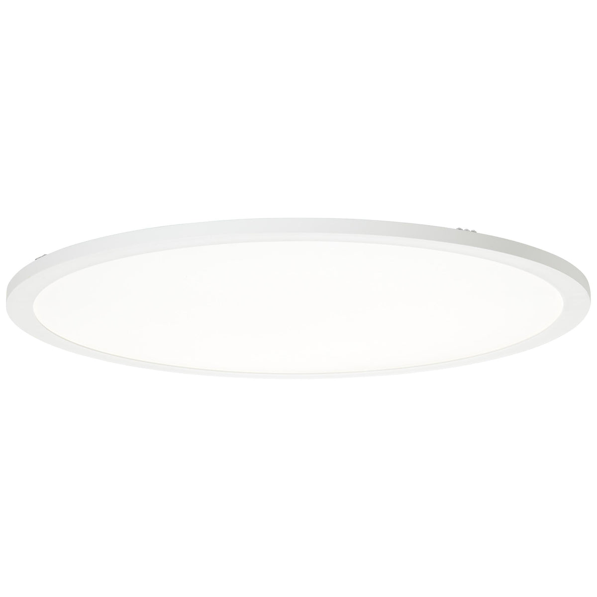 Brilliant 1 Light 40W Abie LED Round Ceiling Panel - White | G97061/05 from DID Electrical - guaranteed Irish, guaranteed quality service. (6977602945212)