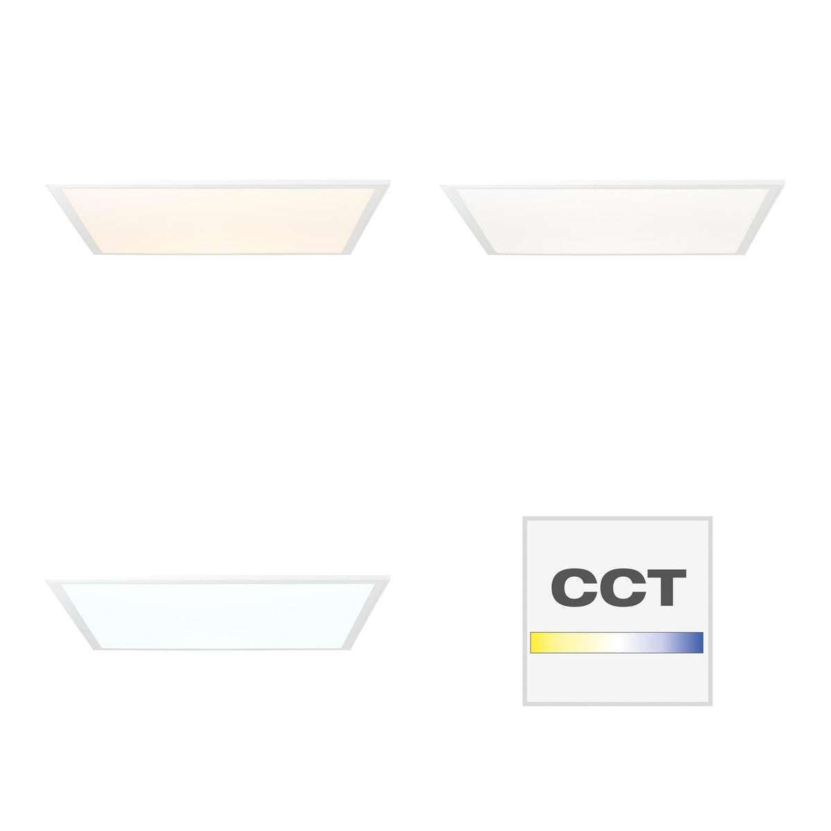 Brilliant 1 Light 40W Abie LED Square Ceiling Panel - White | G90319/05 from DID Electrical - guaranteed Irish, guaranteed quality service. (6977602846908)