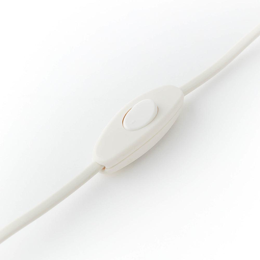 Brilliant 1 Light 40W Primo Table Lamp - White | A-61047/05 from DID Electrical - guaranteed Irish, guaranteed quality service. (6977619132604)