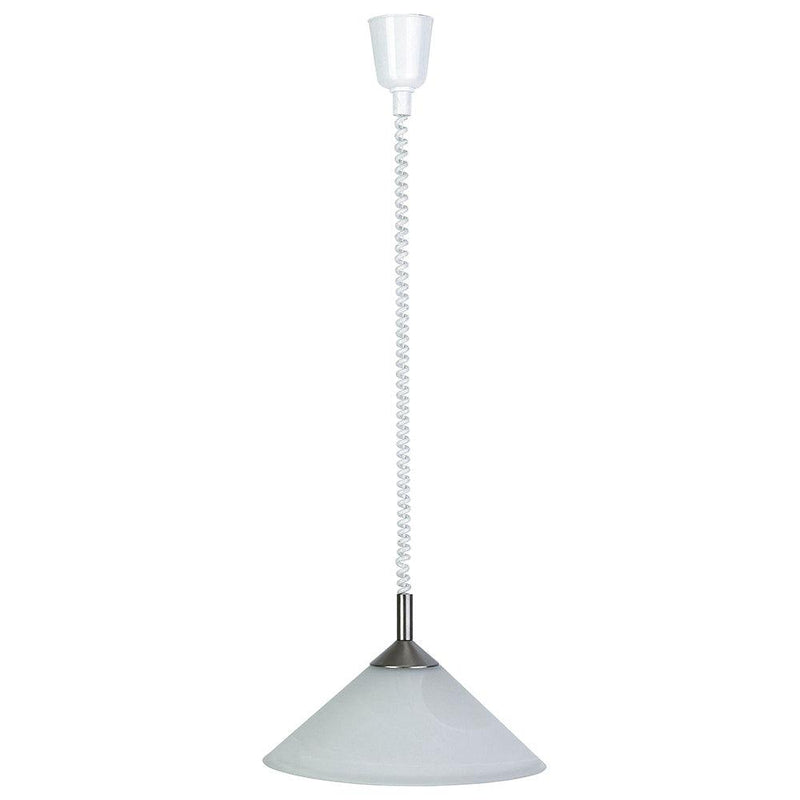 Brilliant 1 Light 60W Ariana Pendant Light - Iron & White Alabaster | 73578/13 from DID Electrical - guaranteed Irish, guaranteed quality service. (6977603043516)