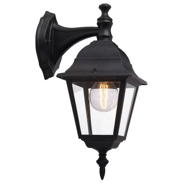 Brilliant 1 Light 60W Newport Outdoor Wall Light - Black | 44282/06 from DID Electrical - guaranteed Irish, guaranteed quality service. (6977602322620)