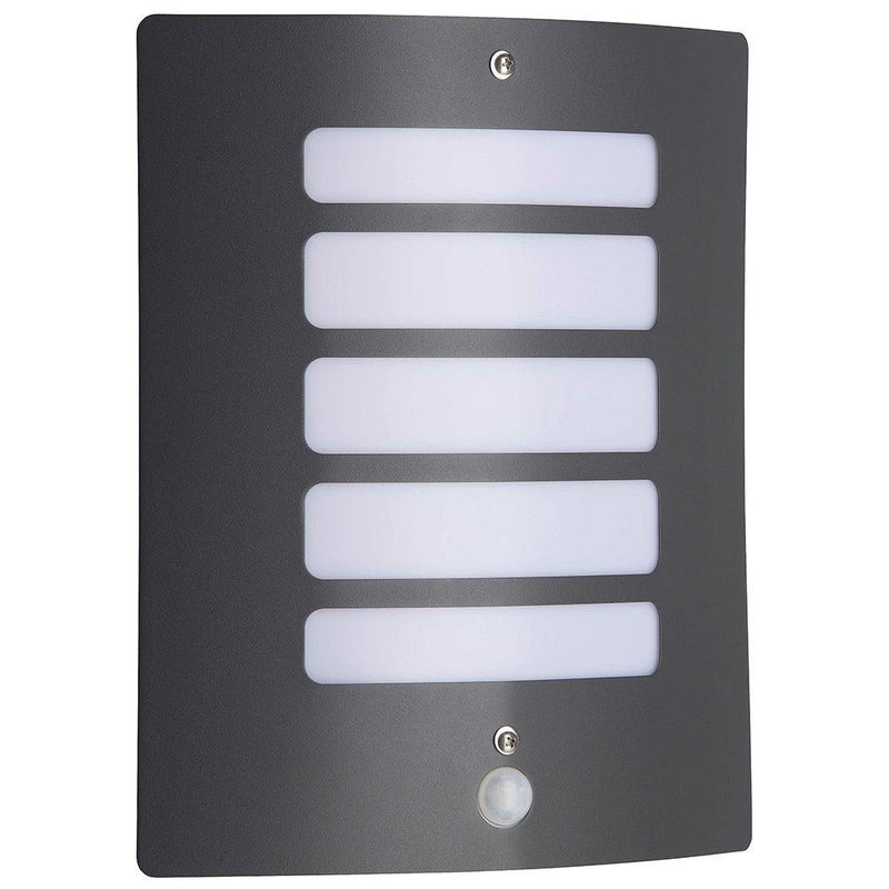 Brilliant 1 Light 60W Todd Outdoor Wall Light with Motion Detector - Anthracite | 47698/63 from DID Electrical - guaranteed Irish, guaranteed quality service. (6977602683068)