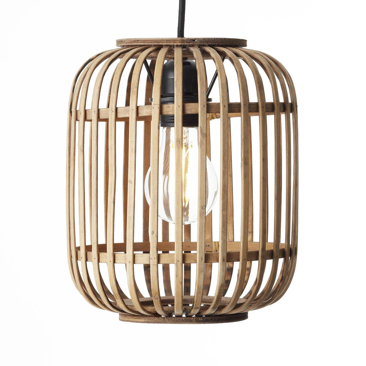 Brilliant 1 Light 60W Woodrow Pendant Light - Brown | 93777/20 from DID Electrical - guaranteed Irish, guaranteed quality service. (6977607958716)