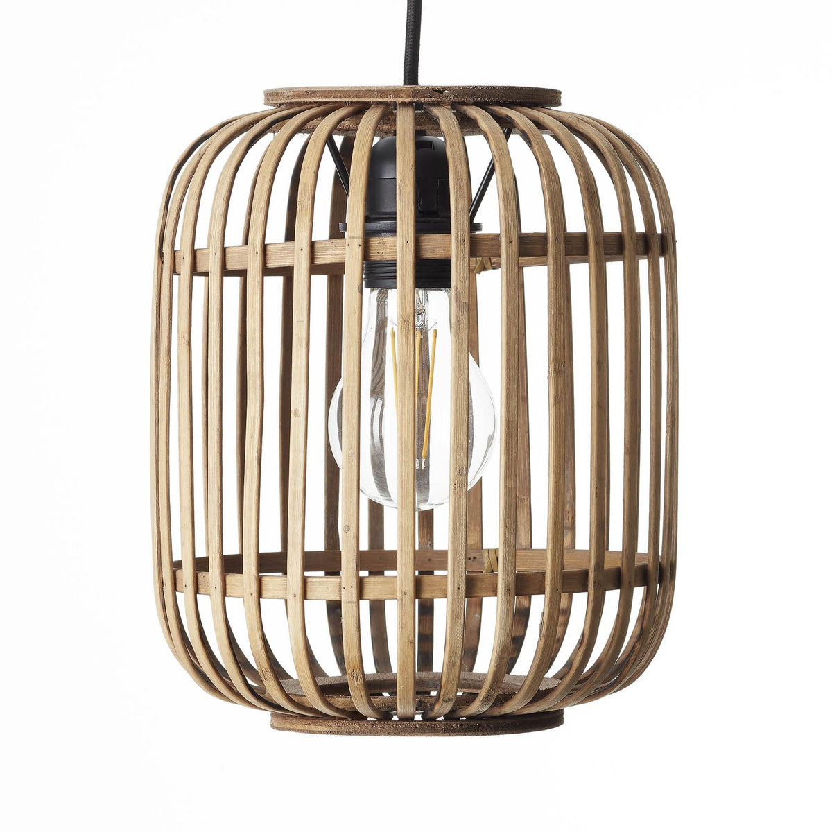 Brilliant 1 Light 60W Woodrow Pendant Light - Brown | 93777/20 from DID Electrical - guaranteed Irish, guaranteed quality service. (6977607958716)