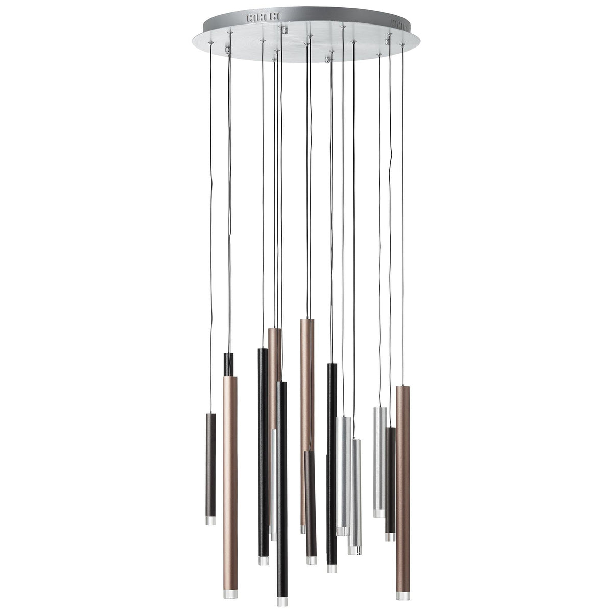 Brilliant 16 Light Cembalo LED Pendant Light - Brown &amp; Coffee | G93730/20 from DID Electrical - guaranteed Irish, guaranteed quality service. (6977611858108)