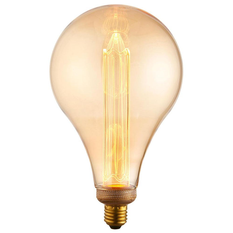 Brilliant 2.5W LED Decorative Filament Bulb - Amber | 77084 from DID Electrical - guaranteed Irish, guaranteed quality service. (6977610055868)