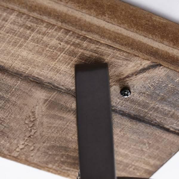 Brilliant 2 Light 10W Carmen Wood Spotlight - Burned Steel &amp; Wood | 72029/84 from DID Electrical - guaranteed Irish, guaranteed quality service. (6977594523836)