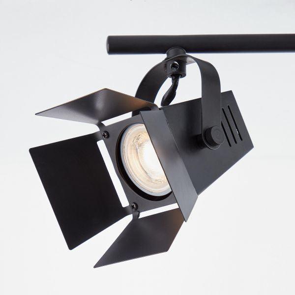 Brilliant 2 Light 10W Movie LED Spotlight - Matt Black | G08913/76 from DID Electrical - guaranteed Irish, guaranteed quality service. (6977605894332)