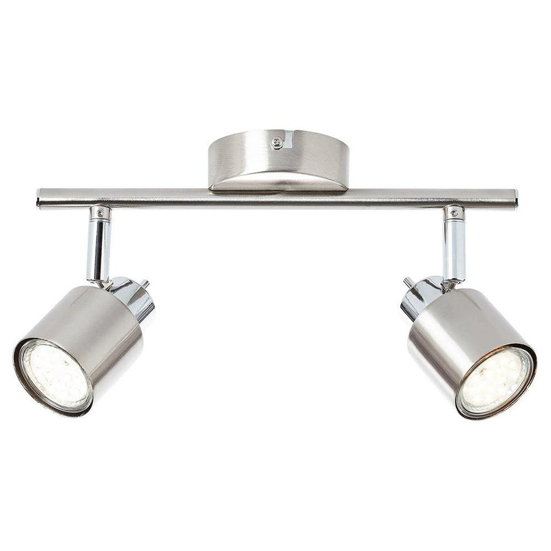 Brilliant 2 Light 20W Andres Spotlight - Chrome | 74513/77 from DID Electrical - guaranteed Irish, guaranteed quality service. (6977594359996)