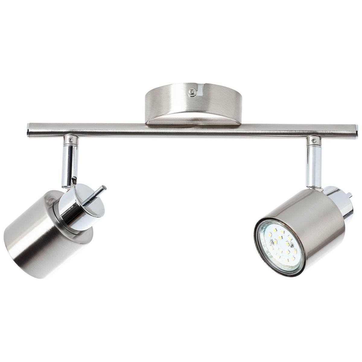Brilliant 2 Light 20W Andres Spotlight - Chrome | 74513/77 from DID Electrical - guaranteed Irish, guaranteed quality service. (6977594359996)