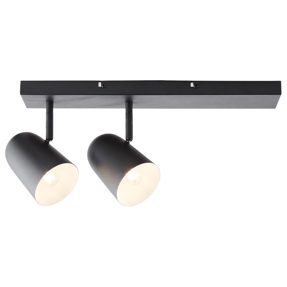 Brilliant 2 Light 36W Ayr Spotlight - Black Matt | 42413/06 from DID Electrical - guaranteed Irish, guaranteed quality service. (6977610416316)