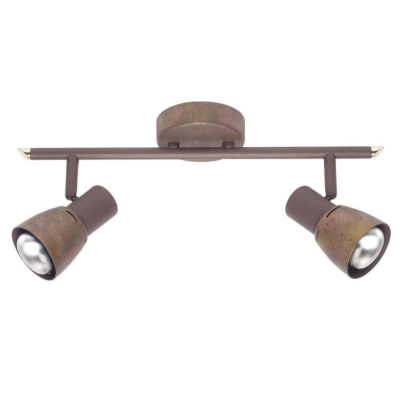 Brilliant 2 Light 80W Lava Spotlight - Old Copper | 39513/56 from DID Electrical - guaranteed Irish, guaranteed quality service. (6977597145276)